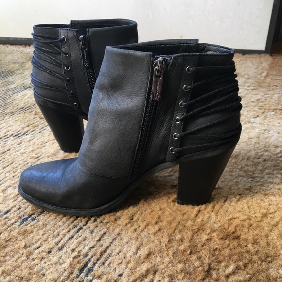 Jessica Simpson Shoes - Genuine leather jessica Simpson zip up booties